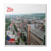 zCZ008 ZLÍN Tsjechië, Tegeltje (Voorkant)