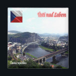 zCZ009 ÚSTÍ NAD LABEM Tsjechië, koelkast Magneet<br><div class="desc">Hier vindt u het souvenir van uw vakantie. (zCZ009 ÚSTÍ NAD LABEM Tsjechische Republiek Koelkast magneet). Verras vrienden en familieleden met de unieke souvenirs van uw geweldige reis. Probeer ons. #LeoPepeDesign - Europa Tsjechië,  Leopepedesign,  Reisreis fototoerisme,  cadeau souvenir gadget koelkast magneet.</div>