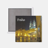 zCZ010 PRAGUE Tsjechië - Fridge Magneet (Voorkant / Achterkant)