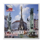 zCZ014 MORAVIA Tsjechië, Tegeltje (Voorkant)