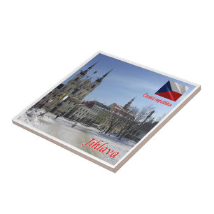 zCZ015 JIHLAVA Tsjechië, Tegeltje