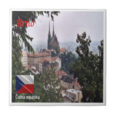 zCZ016 BRNO Tsjechië Tegeltje (Voorkant)