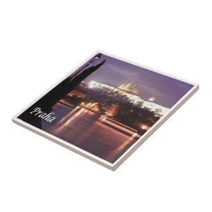 zCZ022 PRAAG Tsjechië, Tegeltje