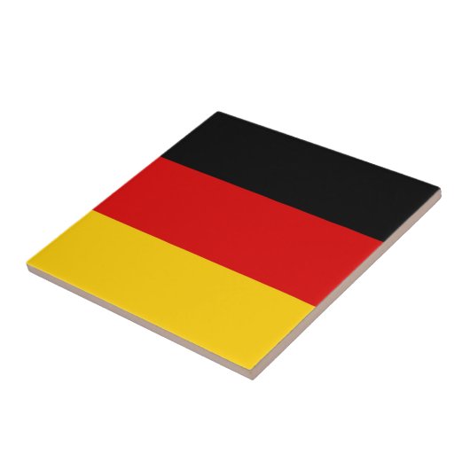zDE001 DUITSE VLAG, Duitsland, Tegeltje (Zijkant)