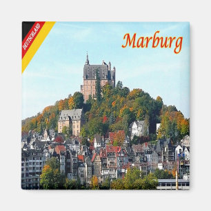 zDE005 MARBURG Castle Duitsland, Magneet