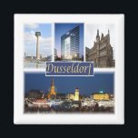 zDE008 DUSSELDORF, Duitsland, Europa, Fridge Magneet<br><div class="desc">Hier vind je het souvenir van je vakantie. Deze categorie bevat kogelvrije magneten van vele plaatsen in Duitsland. (zDE008 DUSSELDORF, Duitsland, Europa, Fridge magnet). Verbazingwekkende vrienden en familieleden met de unieke souvenirs van uw geweldige reis. Probeer ons. #LeoPepeDesign - stadttor staatskanzlei rathaus, rheinturm st.lambertus schlossturm, europa duitsland, leopepedesign, reisreis fototoerisme,...</div>