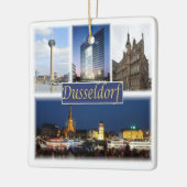 zDE008 DUSSELDORF, Duitsland, Europa, Keramisch Ornament (Links)