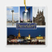 zDE008 DUSSELDORF, Duitsland, Europa, Keramisch Ornament (Voorkant)