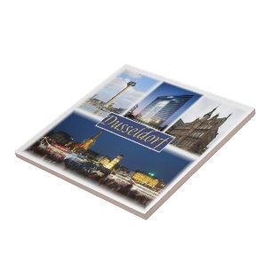 zDE008 DUSSELDORF, Duitsland, Europa, Tegeltje