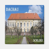 zDE009 DACHAU Kasteel Duitsland, Koelkast Magneet (Voorkant)