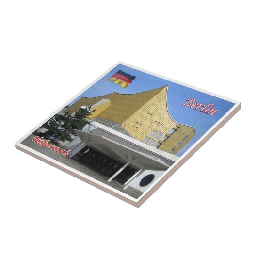 zDE010 BERLIN Philharmonie Duitsland, Tegeltje (Zijkant)