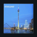 zDE011 DÜSSELDORF uitzichten Duitsland - Fridge Magneet<br><div class="desc">Hier vind je het souvenir van je vakantie. Deze categorie bevat kogelvrije magneten van vele plaatsen in Duitsland. Verbaasd vrienden en familieleden met de unieke souvenirs van je geweldige reis! Probeer ons!</div>