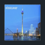 zDE011 DÜSSELDORF uitzichten Duitsland - Fridge Magneet<br><div class="desc">Hier vind je het souvenir van je vakantie. Deze categorie bevat kogelvrije magneten van vele plaatsen in Duitsland. Verbaasd vrienden en familieleden met de unieke souvenirs van je geweldige reis! Probeer ons!</div>
