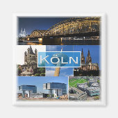 zDE013 COLOGNE KÖLN Duitsland - Fridge Magneet (Voorkant)