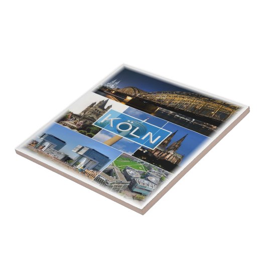 zDE013 KEULEN KÖLN Duitsland, Tegeltje (Zijkant)