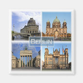 zDE018 BERLIN Duitsland, Fridge Magneet (Voorkant)