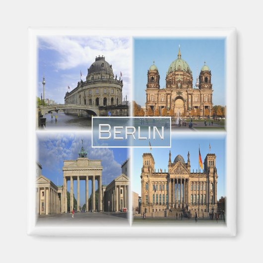 zDE018 BERLIN Duitsland, Fridge Magneet (Voorkant)