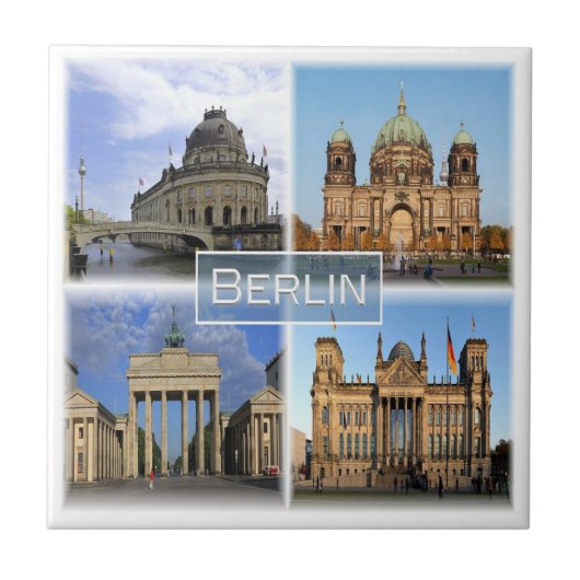 zDE018 BERLIN Duitsland, Tegeltje (Voorkant)