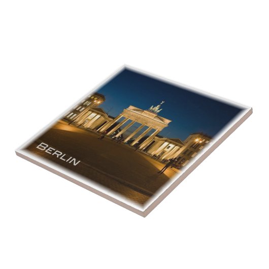 zDE019 BERLIN Brandenburger Tor Germany Tegeltje (Zijkant)