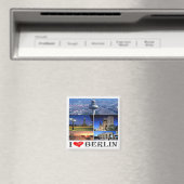zDE020 BERLIN I LIEFT Duitsland, Fridge Magnet (Insitu (Vaatwasser))