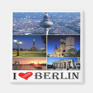 zDE020 BERLIN I LIEFT Duitsland, Fridge Magnet