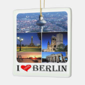 zDE020 BERLIN I LIEFT VAN Duitsland, Keramisch Ornament (Links)
