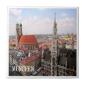 zDE023 MUNCHEN Duitsland, Tegeltje (Voorkant)
