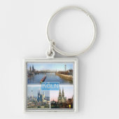 zDE025 COLOGNE KÖLN Duitsland, Europa, Sleutelhanger (Voorkant)