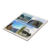 zDE032 HET RIJNDAL Duitsland, Tegeltje (Zijkant)