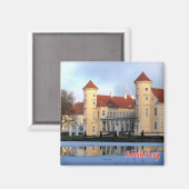 zDE033 RHEINSBERG CASTLE Duitsland - Fridge Magneet (Voorkant / Achterkant)