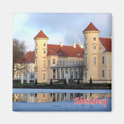 zDE033 RHEINSBERG CASTLE Duitsland - Fridge Magneet (Voorkant)