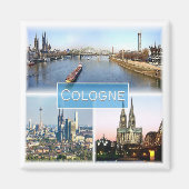 zDE043 COLOGNE KÖLN Duitsland - Fridge Magneet (Voorkant)