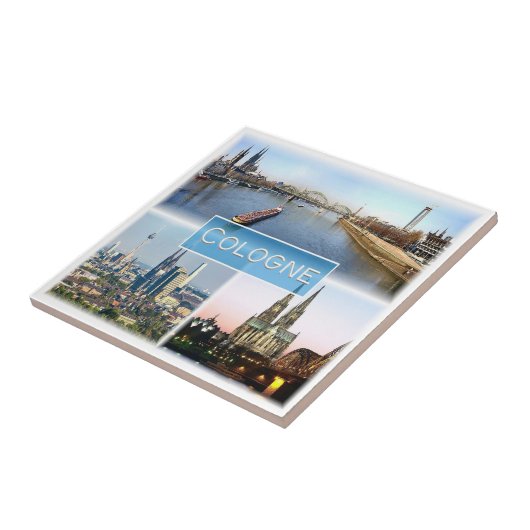 zDE043 KEULEN KÖLN Duitsland, Tegeltje (Zijkant)