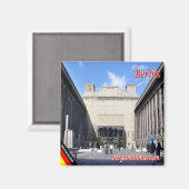 zDE044 BERLIN Pergamon museum Duitsland, Koelkast Magneet (Voorkant / Achterkant)