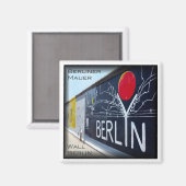 zDE050 BERLIN WALL Duitsland - Fridge Magneet (Voorkant / Achterkant)