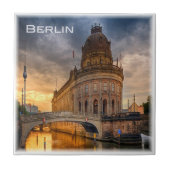zDE051 BERLIJNSE MUSEUMSINSEL, Duitsland Tegeltje (Voorkant)