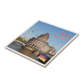 zDE061 BERLIN Museum Island Duitsland, Tegeltje (Zijkant)