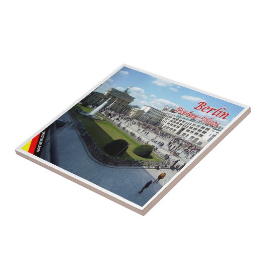 zDE065 BERLIN PARISER PLATZ Duitsland, Tegeltje (Zijkant)