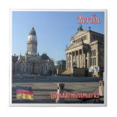 zDE066 BERLIN GENDARMENMARKT Duitsland, Tegeltje (Voorkant)