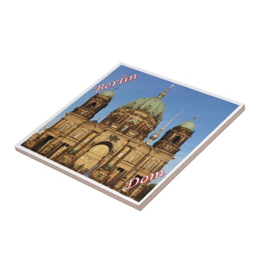 zDE067 BERLIN Berliner Dom, Duitsland Tegeltje (Zijkant)