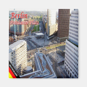 zDE070 BERLIN Potsdamer Platz Duitsland, Koelkast Magneet