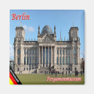 zDE074 BERLIN REICHSTAG BUILDING Duitsland, Koelka Magneet