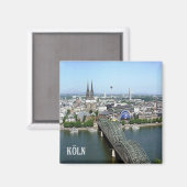 ZDE078 KÖLN COLONIA Duitsland, Koelkast Magneet (Voorkant / Achterkant)