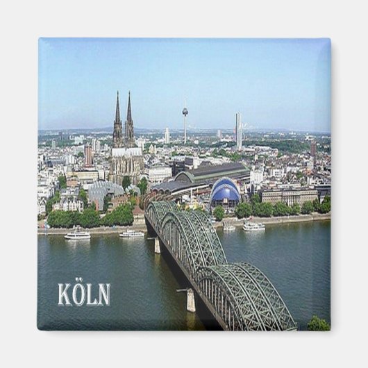 ZDE078 KÖLN COLONIA Duitsland, Koelkast Magneet (Voorkant)