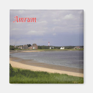 zDE091 AMRUM Shor Friese eilanden Duitsland, Koelk Magneet