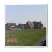 zDE092 GRÖDE Friese eilanden Duitsland, Tegeltje (Voorkant)