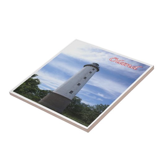 zDE096 ÖLAND VUURTOREN Friese eilanden, Tegeltje (Zijkant)