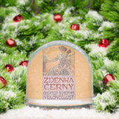 Zdenka Cerny poster by Alphonse Mucha  Sneeuwbol (Kerstmis)