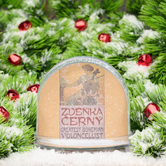 Zdenka Cerny poster by Alphonse Mucha  Sneeuwbol (Kerstmis)