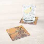 Zdenka Cerny poster van Alphonse Mucha Kartonnen Onderzetters (Insitu)